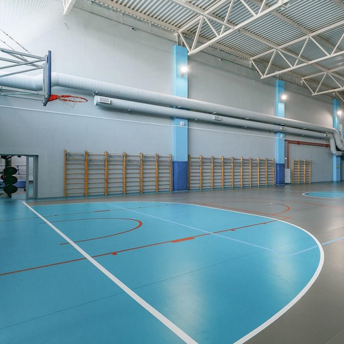 Комерційний гетерогенний лінолеум / Спортивний OMNISPORTS V65 GREY